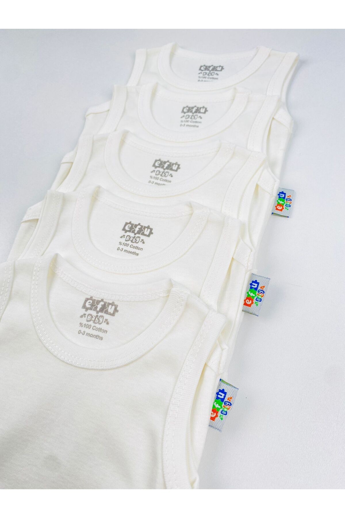 5'li %100 Pamuklu Unisex Bebek Body