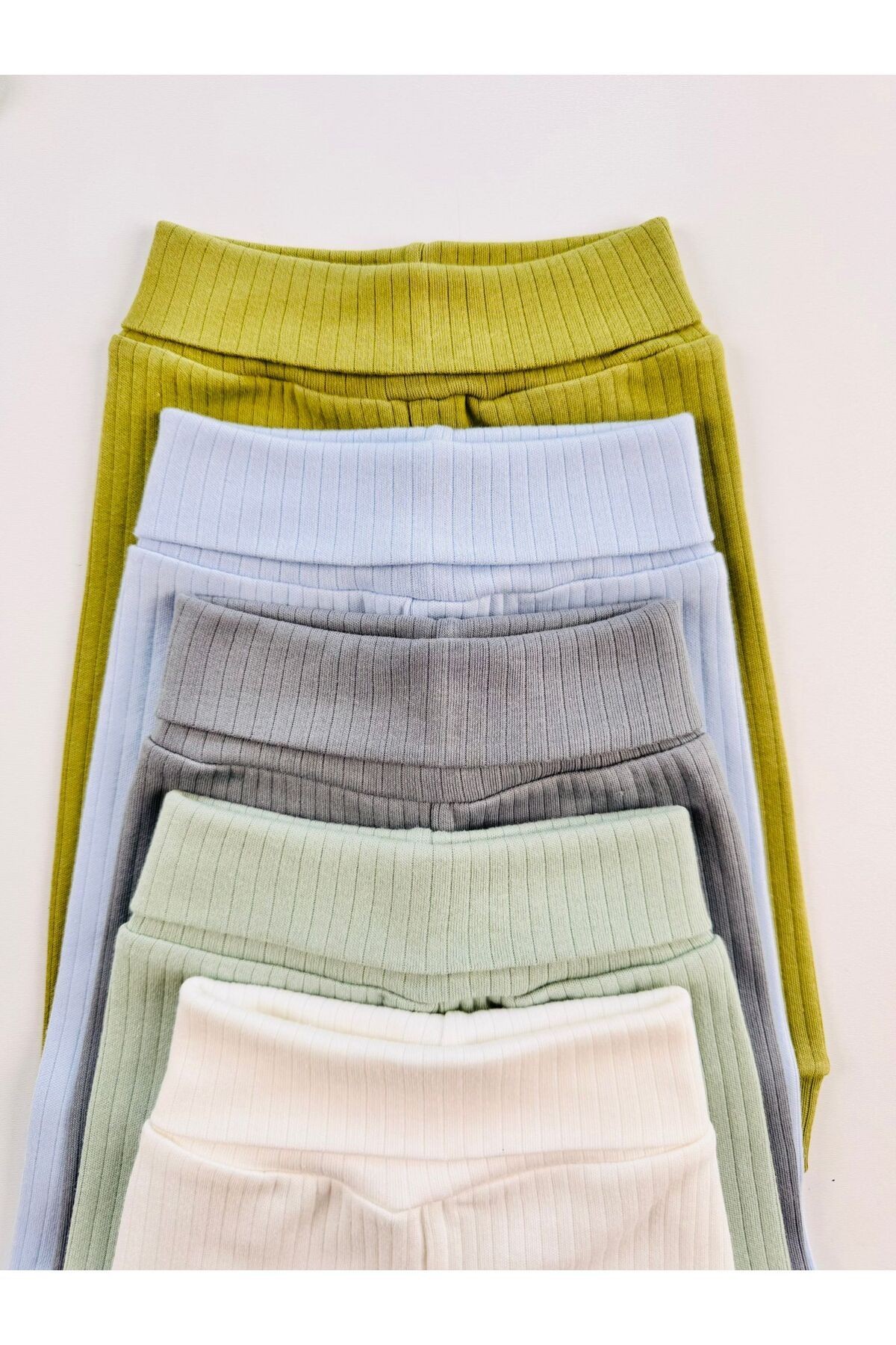 5'li %100 Pamuklu Raporlu Unisex Basic Bebek Pantolon