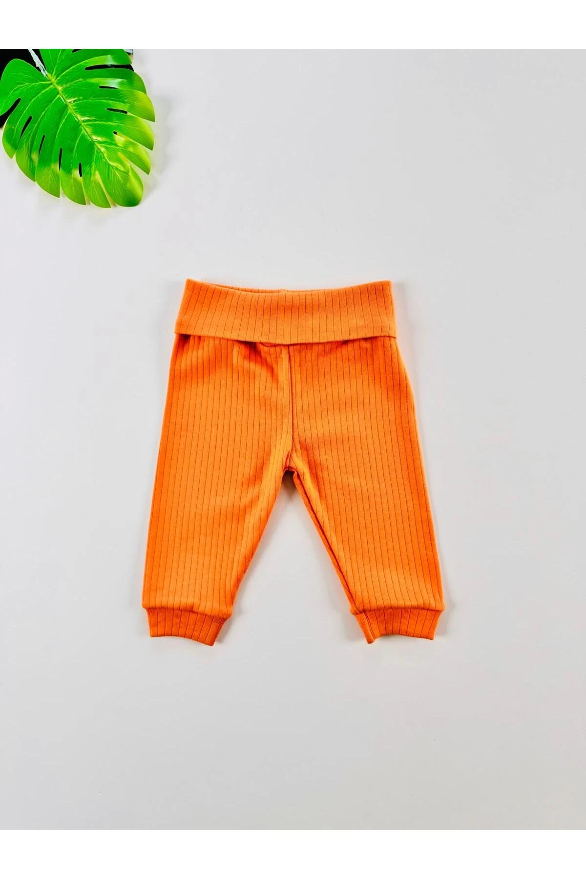 3'lü %100 Pamuklu Unisex Raporlu Basic Bebek Pantolon