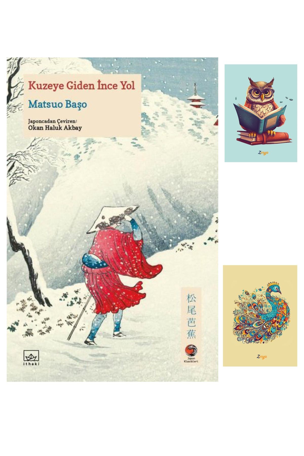 Kuzeye Giden İnce Yol - Matsuo Başo - İthaki Yayınları - 9786258327540 - Not Defterli Seti