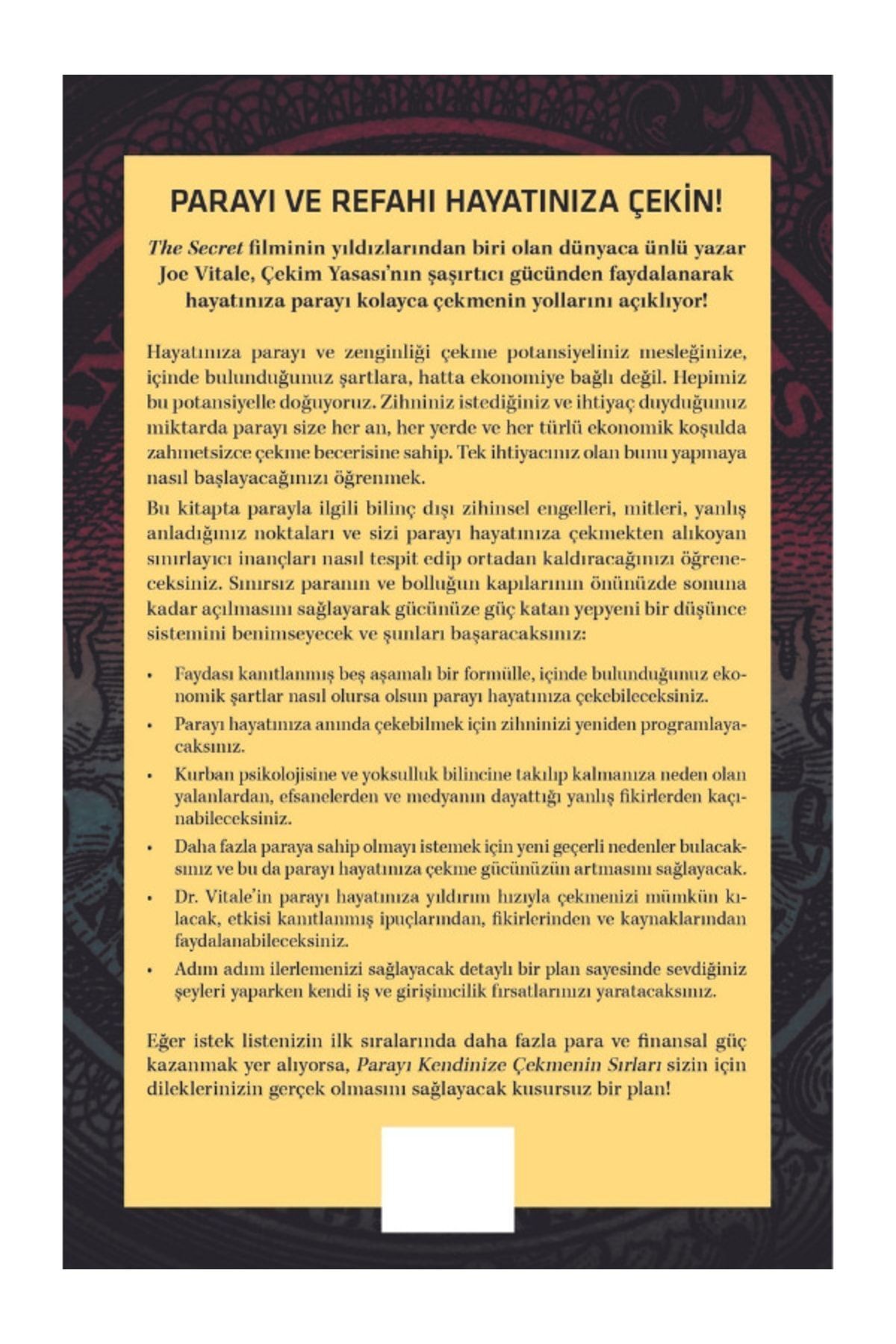 Parayı Kendinize Çekmenin Sırları - Joe Vitale