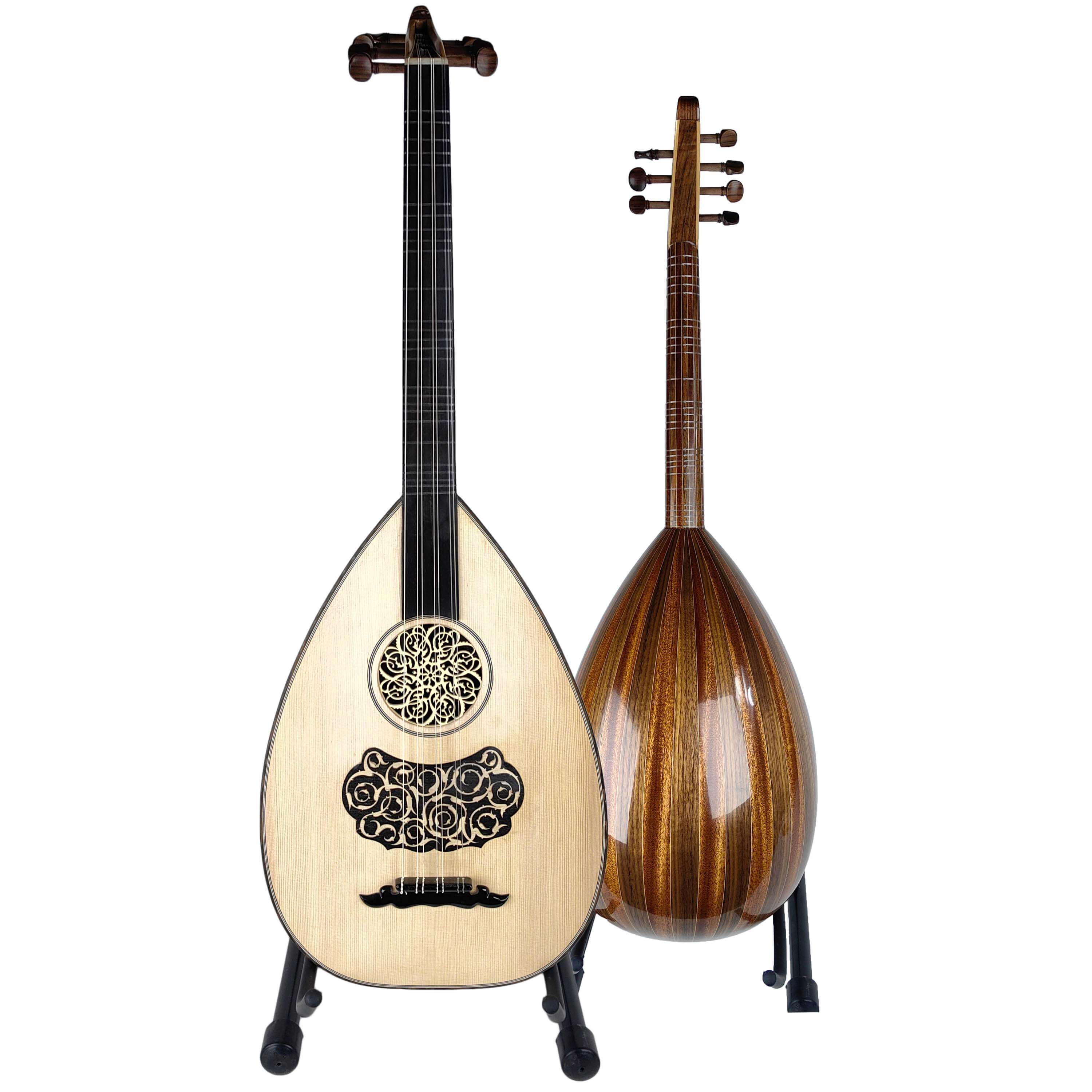 Turkish Lavta (Lute) Walnut&Mahogany Professional HQL6806