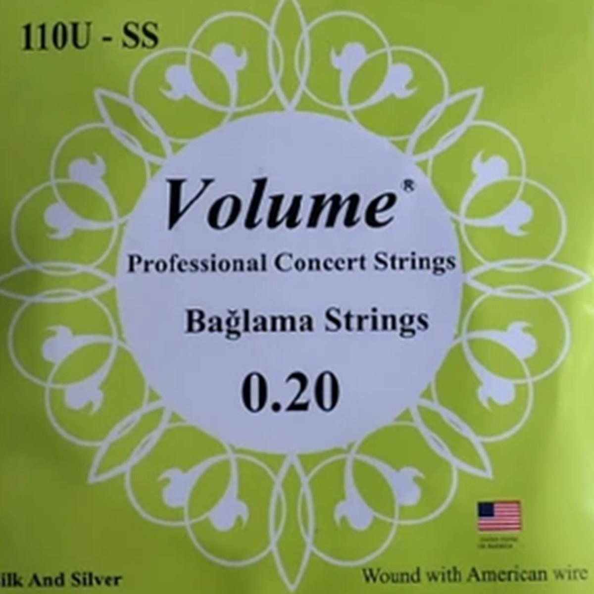 Saz Bağlama Strings 0.20 Professional VOL110U-SS