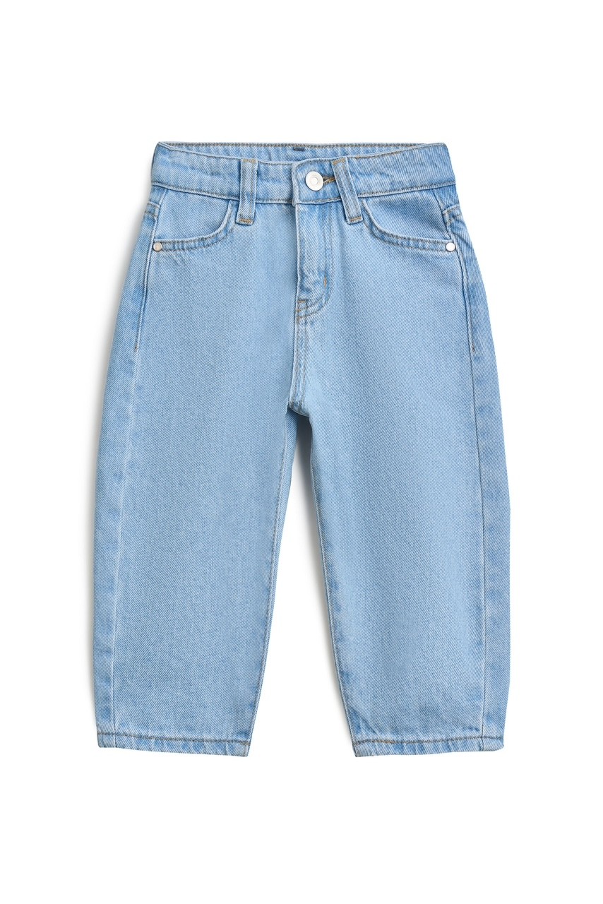 Unisex Çocuk Oversize Kore Tarzı Jean Pantolon (1-7 Yaş)