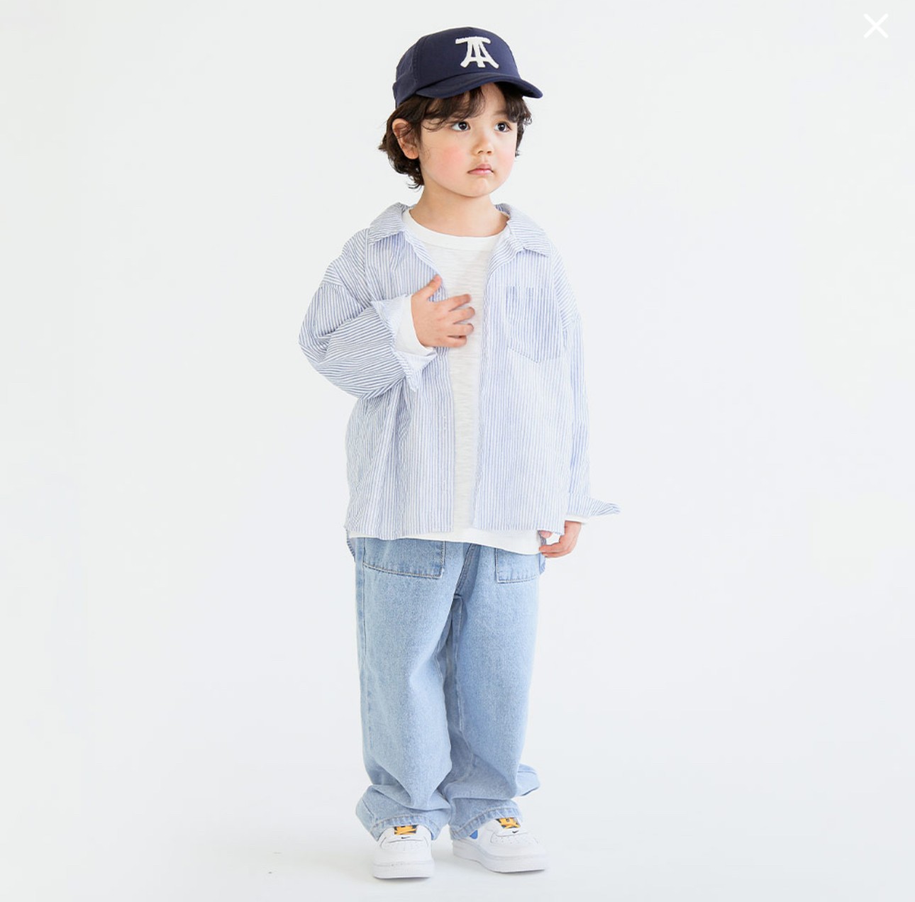 Açık Mavi Erkek Çocuk Yüksek Bel %100 Pamuk Regular Fit Lastikli Denim Jean Pantolon