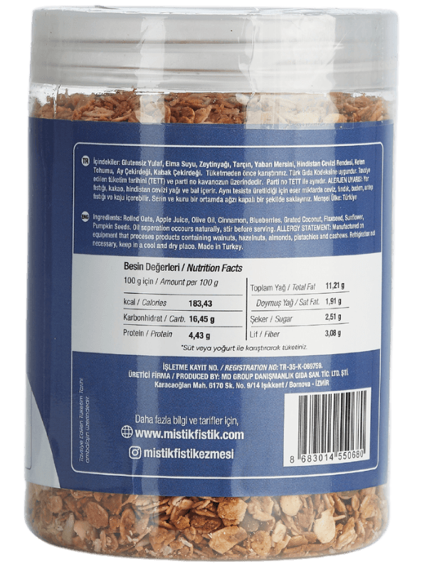 Yaban Mersini Granola 350 g.