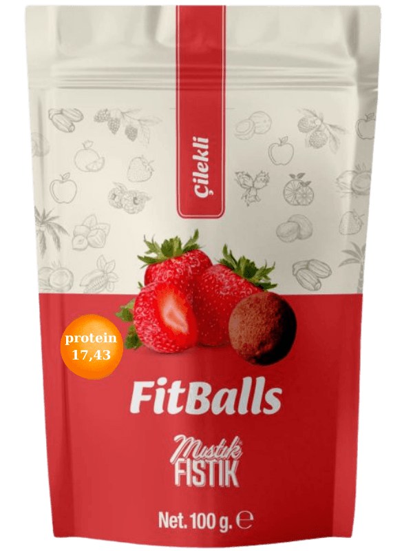 Fitballs Çilekli 100 g. 