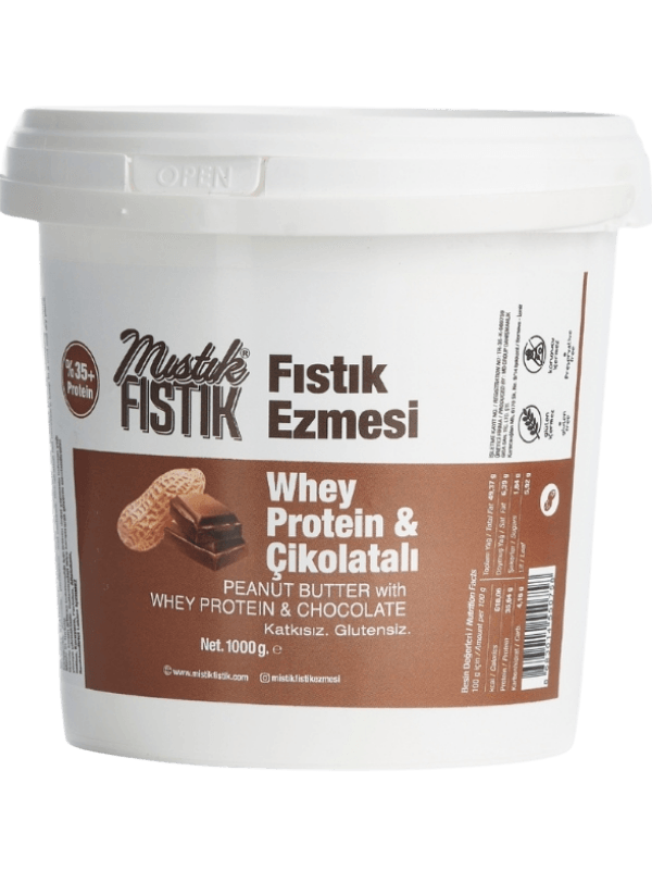 Whey Proteinli Çikolatalı Fıstık Ezmesi 1 kg.