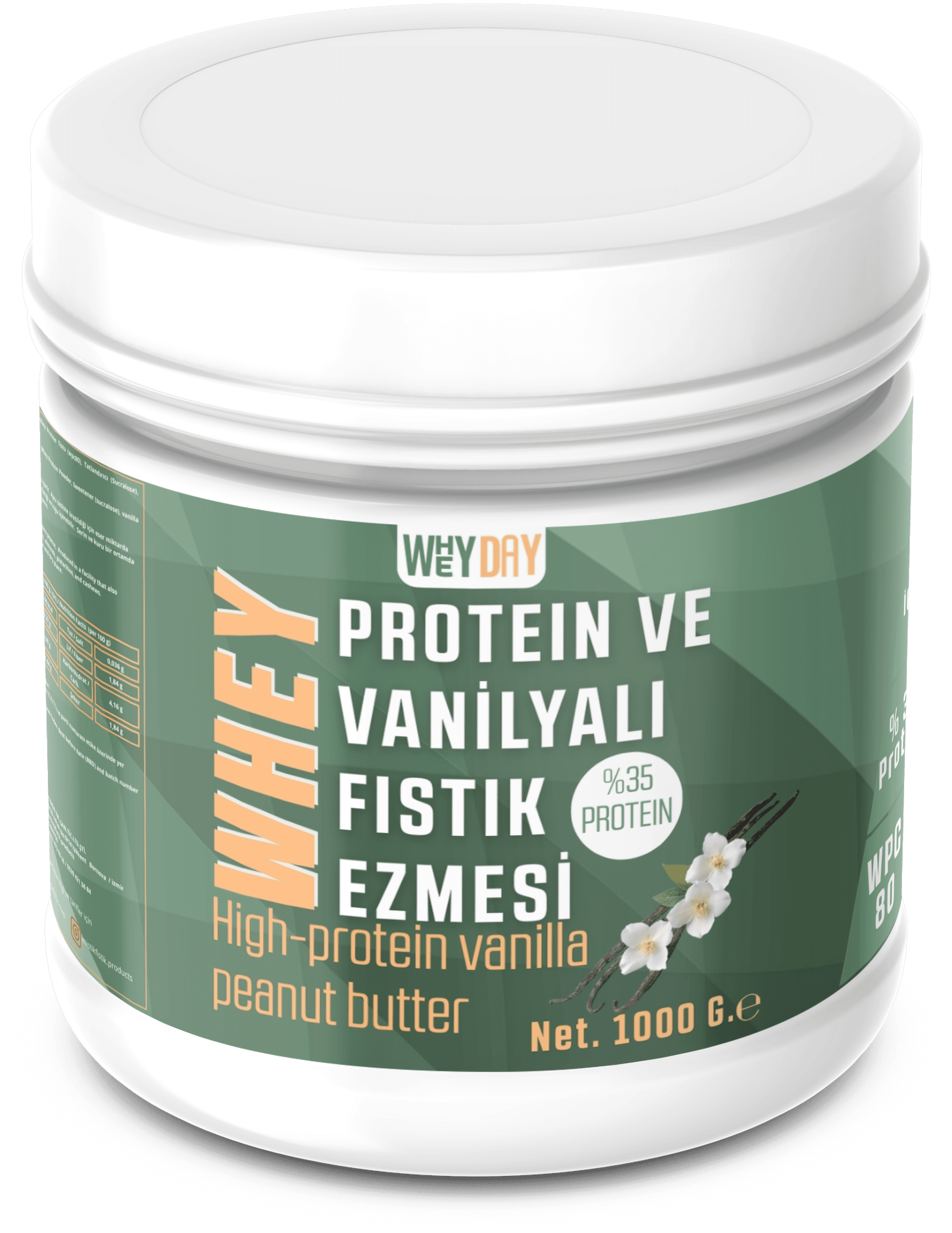 Whey Proteinli Fıstık Ezmesi 1 kg.