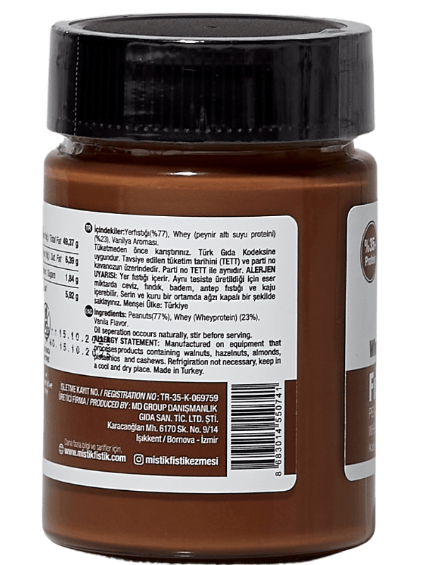 Whey Proteinli Çikolatalı Fıstık Ezmesi 300 g.