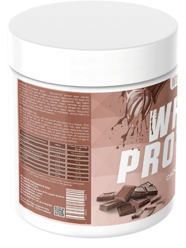 WHEY PROTEIN Çikolata Fındık Aromalı 600 g.