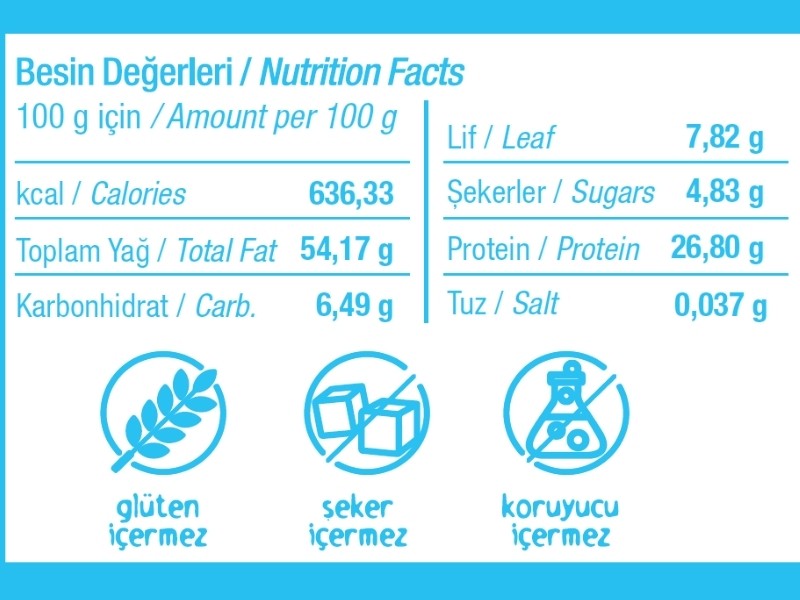 Ham Kakaolu Fıstık Ezmesi 300 g.