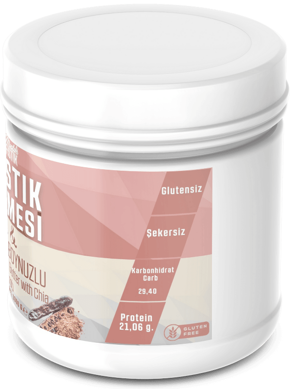 Chia Keçiboynuzlu Fıstık Ezmesi 1 kg.