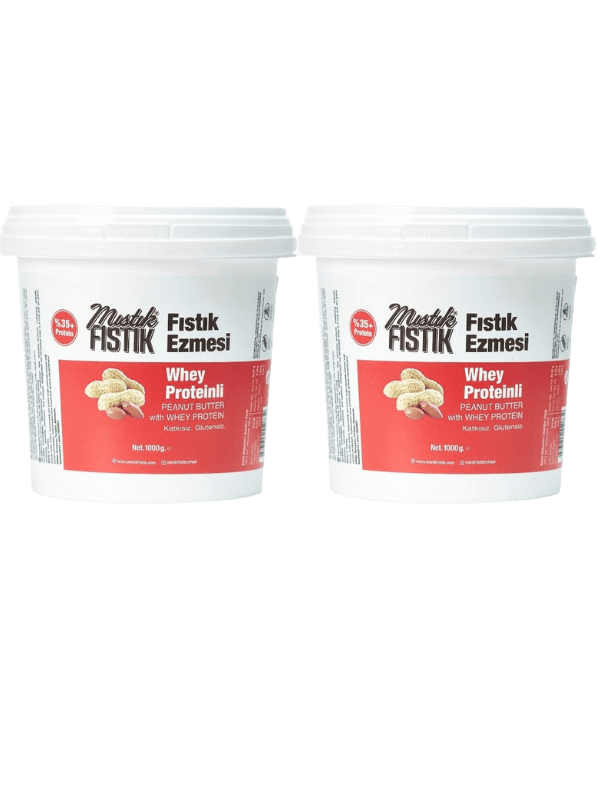 Whey Proteinli Vanilyalı Fıstık Ezmesi x 2 kg