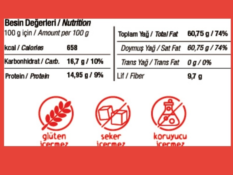 Sade Fındık Ezmesi 200 g.