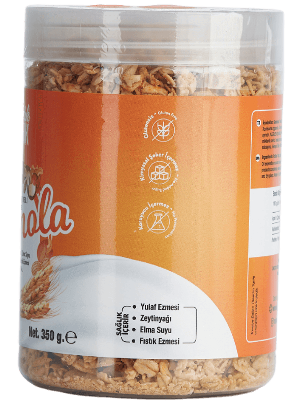 Fıstık Ezmeli Sade Granola 350 g.