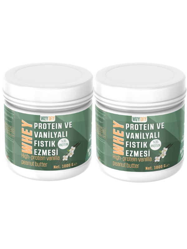 Whey Proteinli Vanilyalı Fıstık Ezmesi x 2 kg