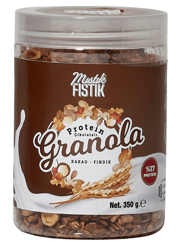 Whey Proteinli Kakao Fındık Granola 350 g.