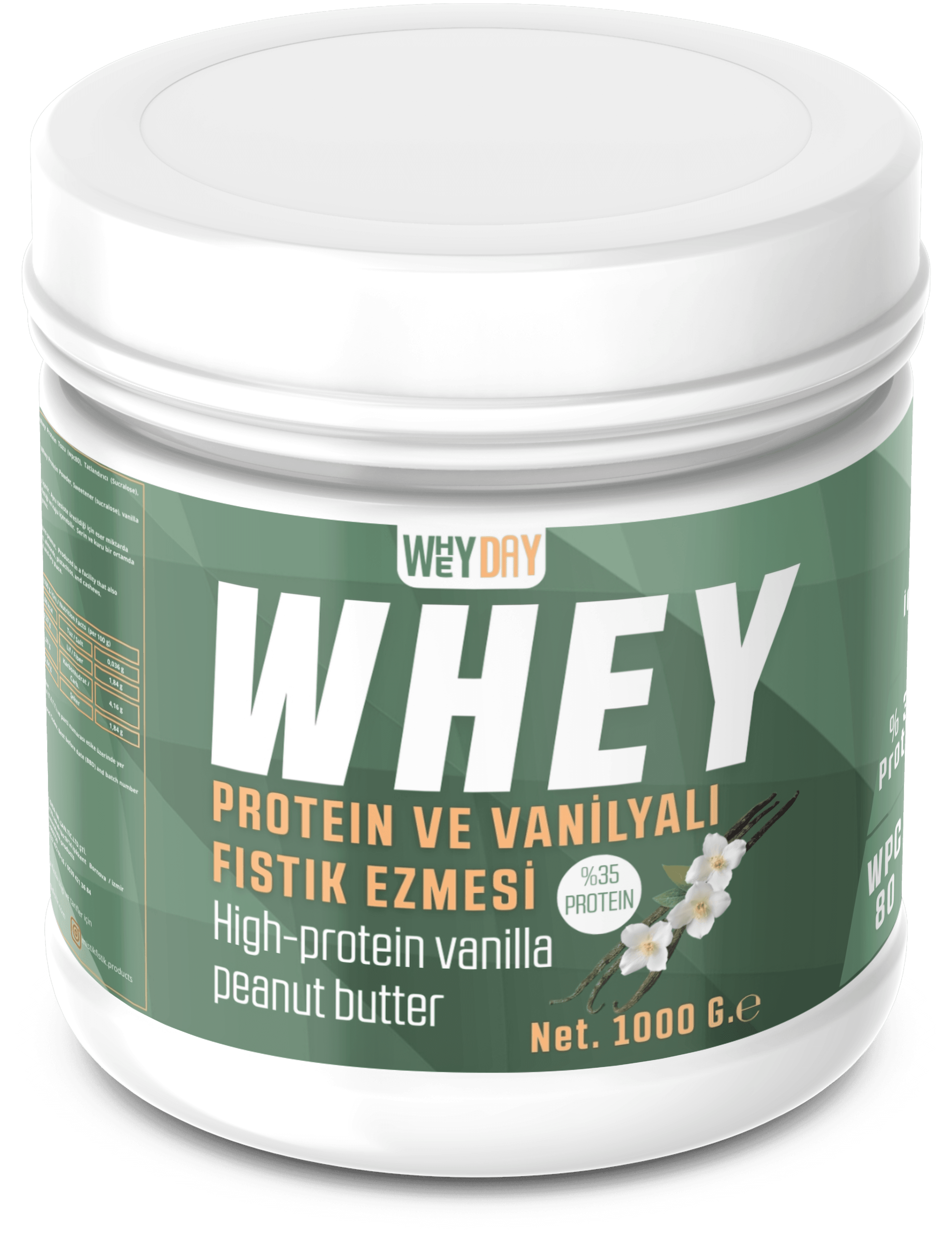 Whey Proteinli Fıstık Ezmesi 1 kg.