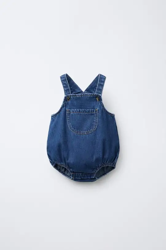 Bebek Yumuşak Denim Tulum – görsel 2