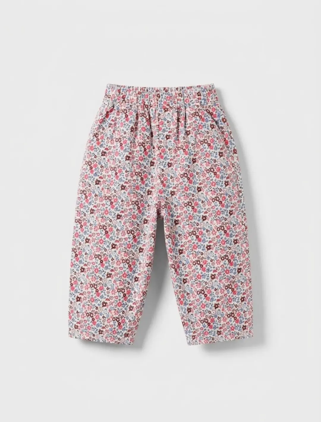 Çiçek Desenli Balon Paça Pantolon – görsel 2