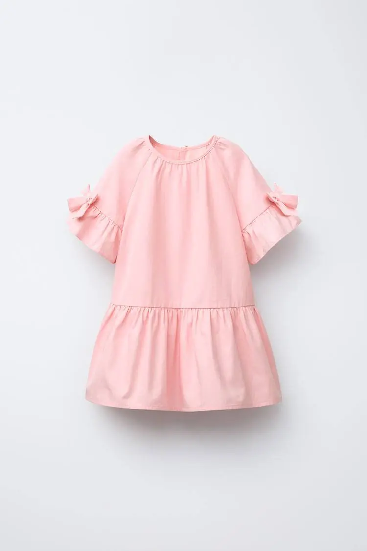 Pembe Fiyonklu Elbise – görsel 1