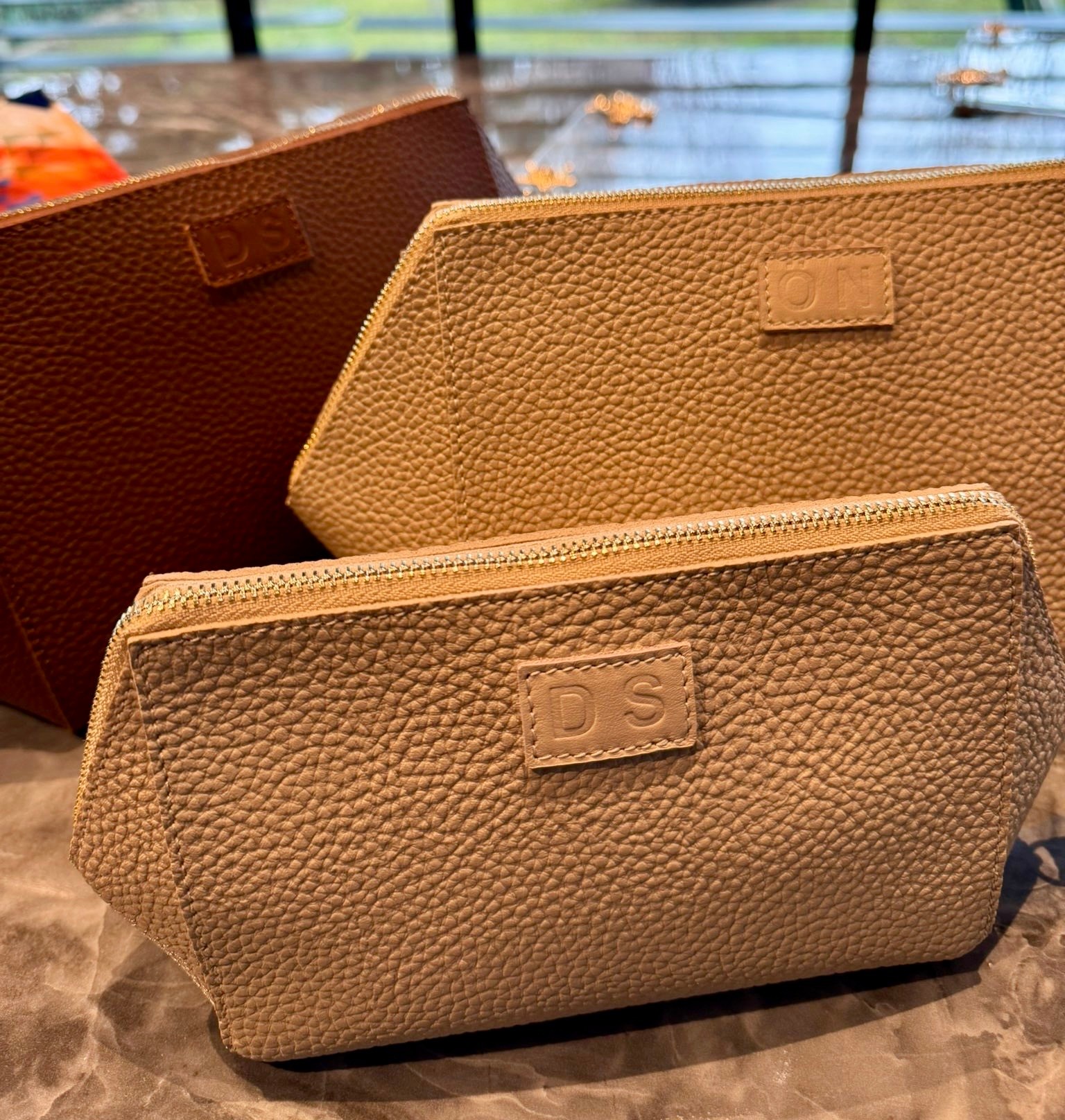 Leather Vanity Bag