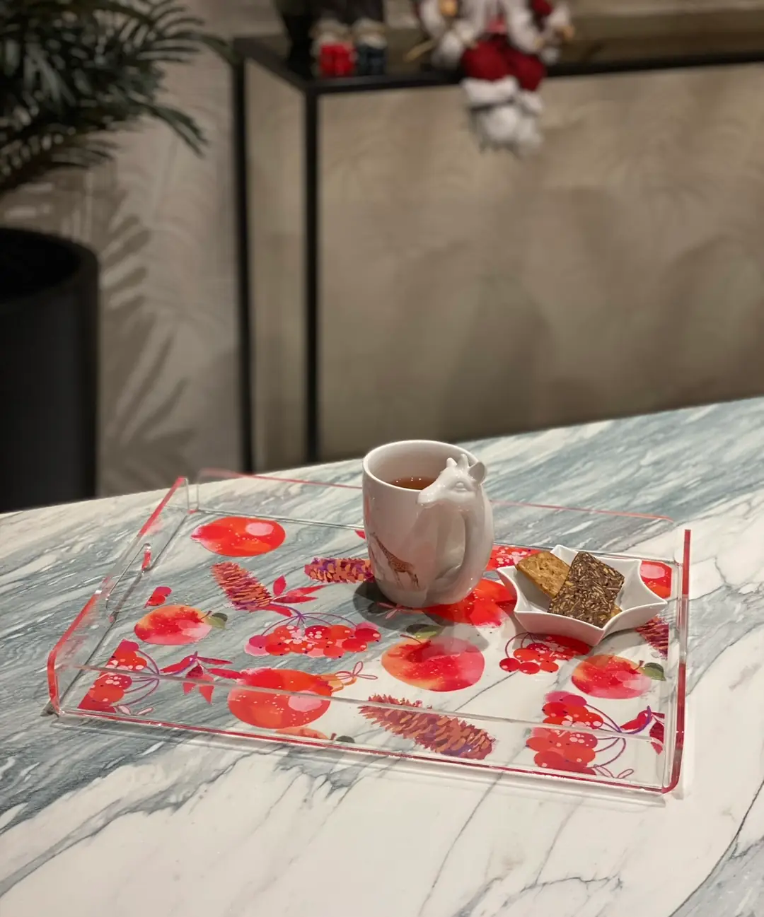 Christmas Decorations Plexi Tray