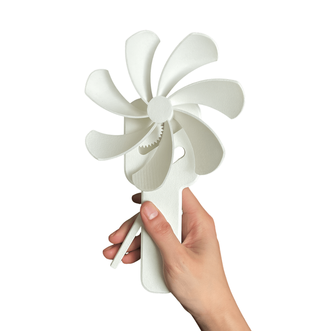 Basmalı Mini Fan – Elektriksiz Serinletici Pervane