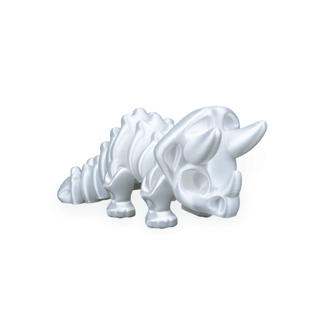 Esnek Triceratops Dinozor Figürü – Hareketli Dinozor Figürü