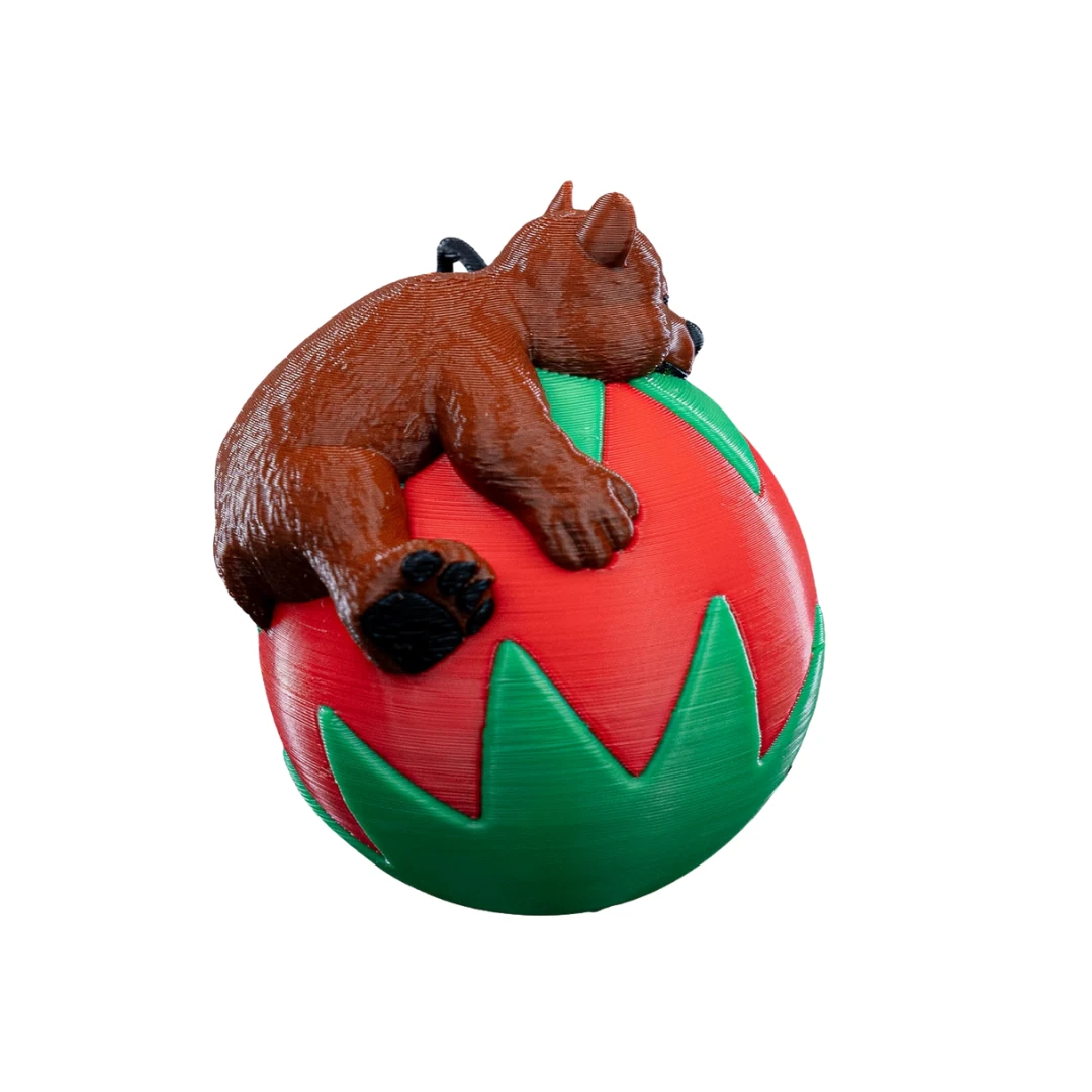 Uyuyan Ayıcık Yılbaşı Süsü - Yılbaşı Ağacı Süsü