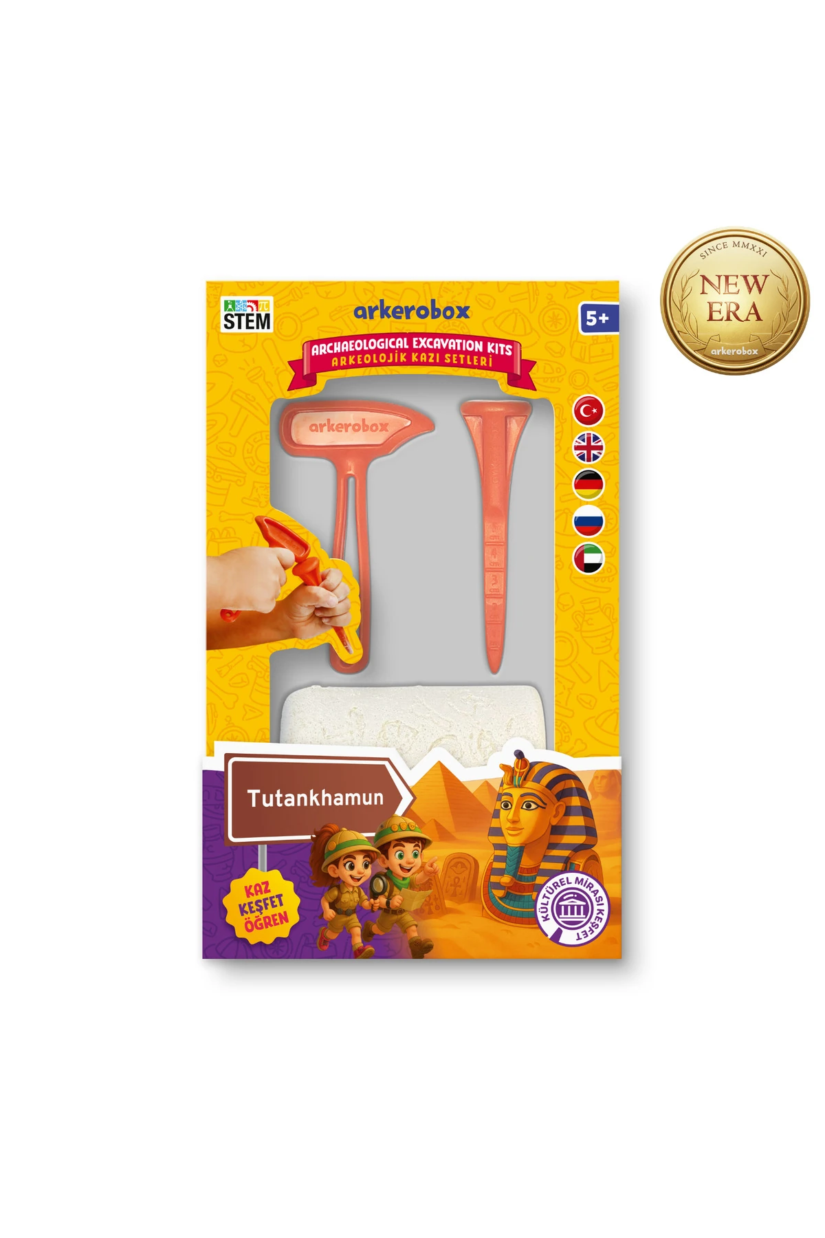 Tutankhamun New Era | Eğitici Kazı Seti | Arkerobox