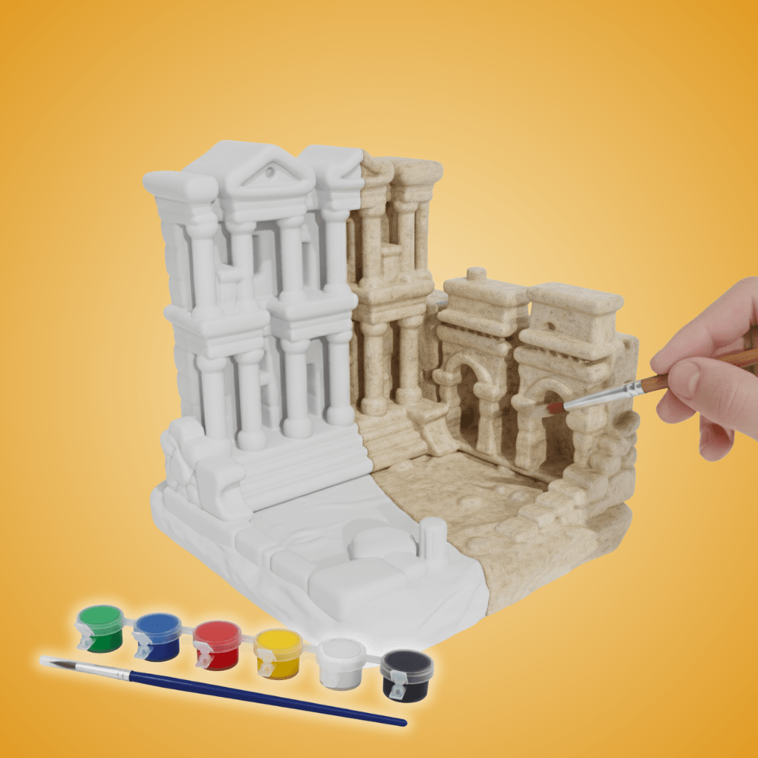 Efes Antik Kenti Figürü - Boyanabilir 3D Figür