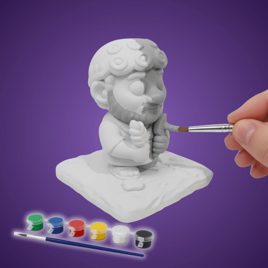 Şuppiluliuma Figürü - Boyanabilir 3D Figür