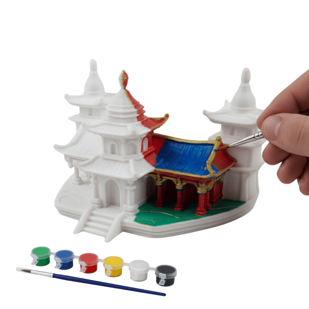 Tapınak Figürü - Boyanabilir 3D Figür