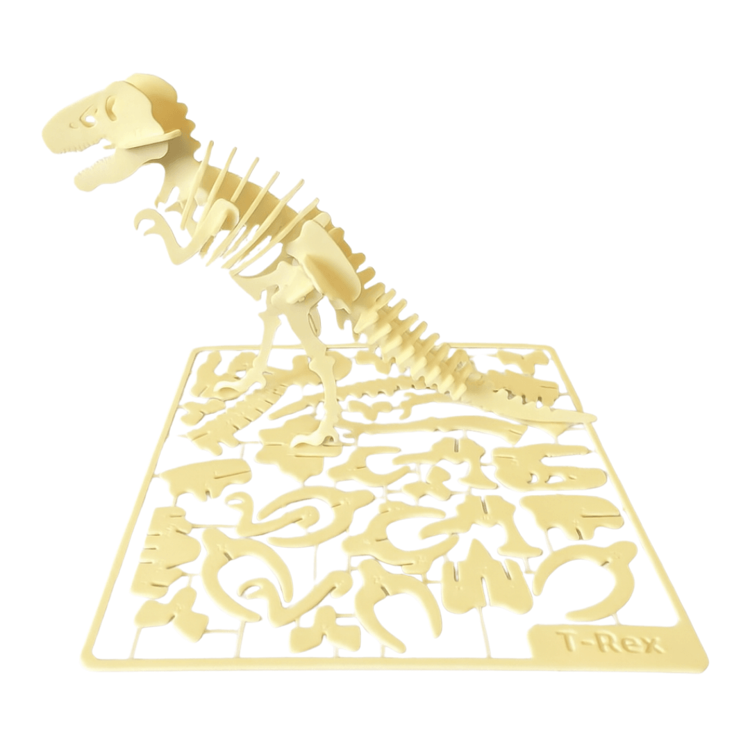 Dino-Kart Seti – Kendin Yap Dinozor Modeli Kit Card
