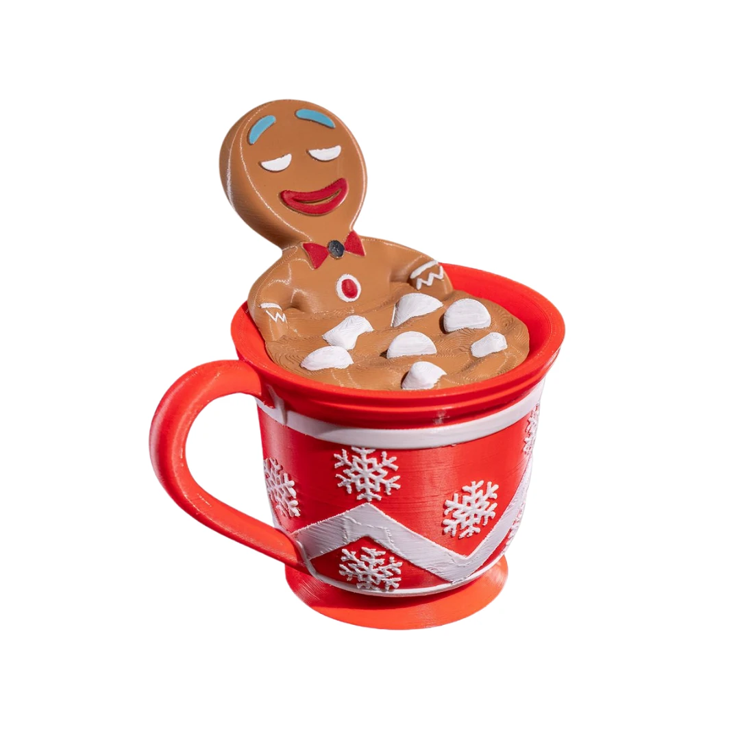 Gingerbread Kupası - Yılbaşı Temalı Saklama Kabı