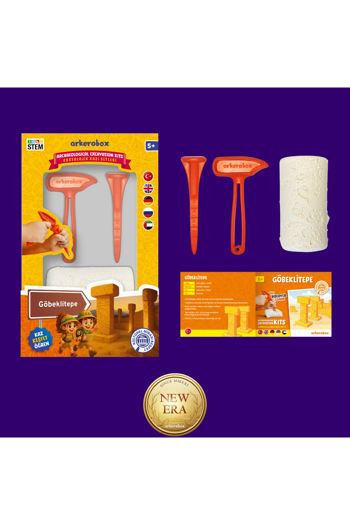 Göbeklitepe New Era | Eğitici Kazı Seti | Arkerobox