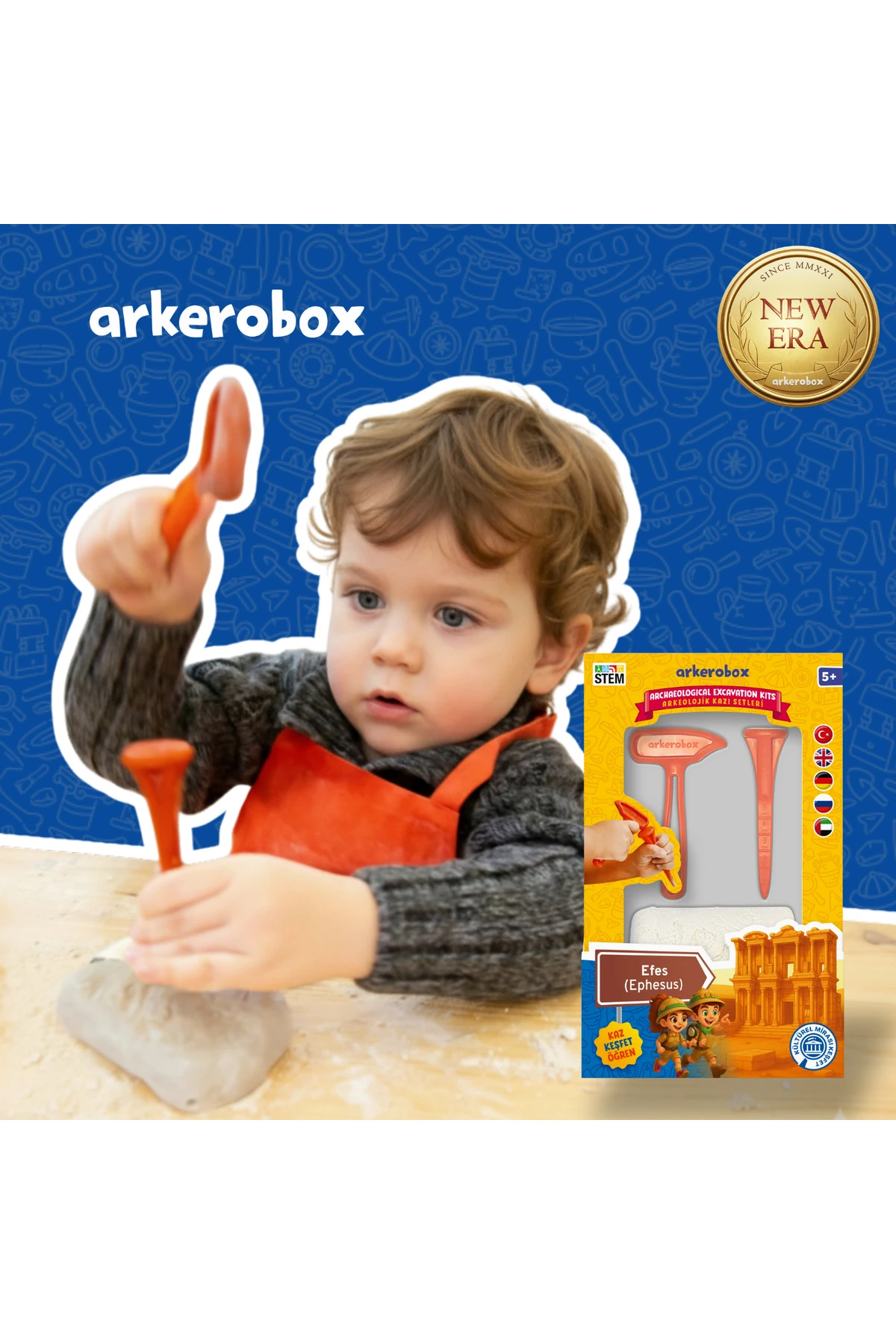 Efes (Ephesus) New Era | Eğitici Kazı Seti | Arkerobox
