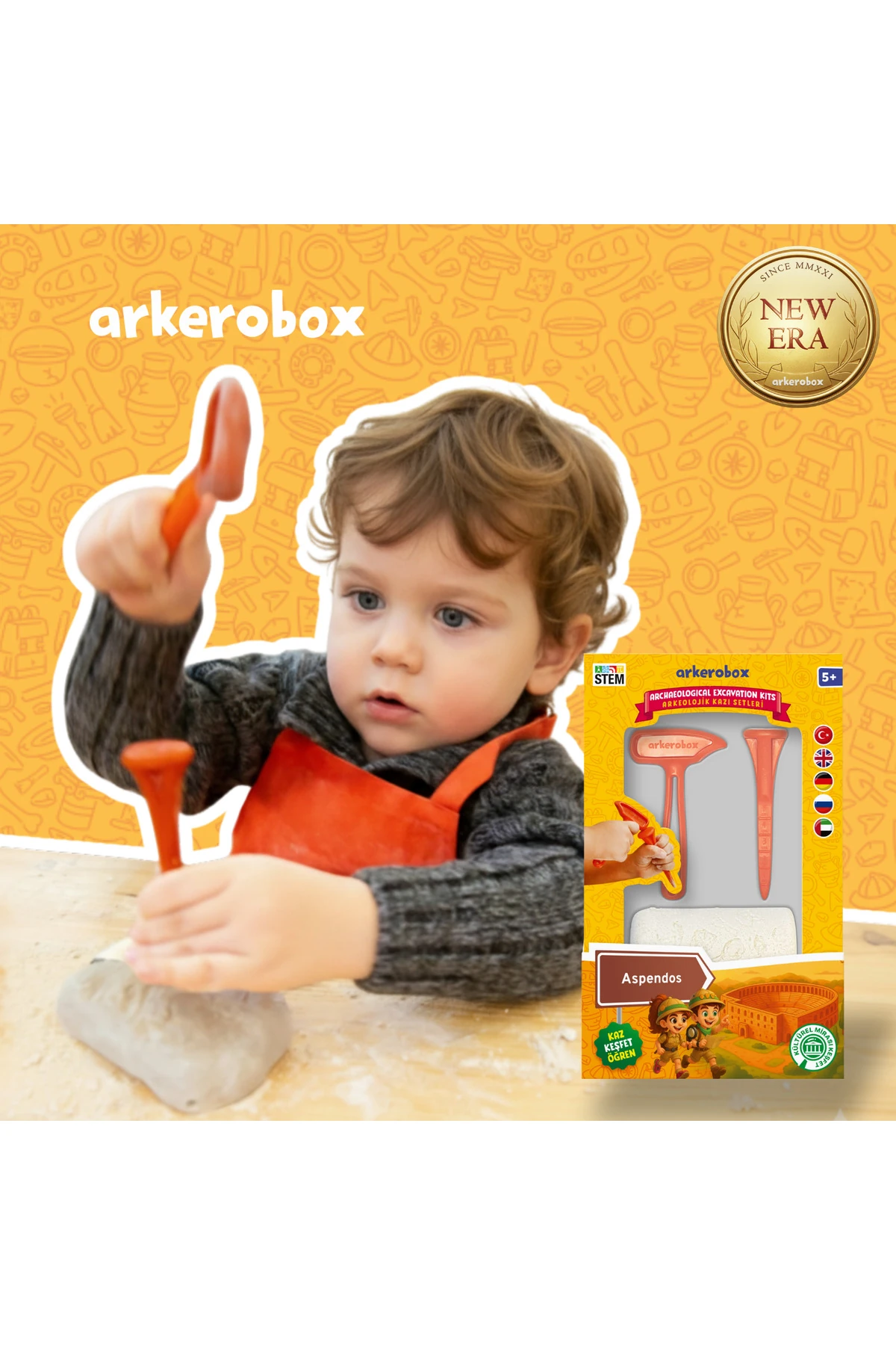 Aspendos New Era | Eğitici Kazı Seti | Arkerobox