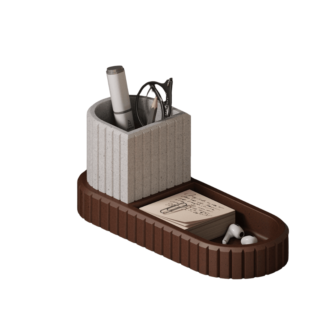 Minimal Masa Organizer – Çift Renk Bölmeli Düzenleyici