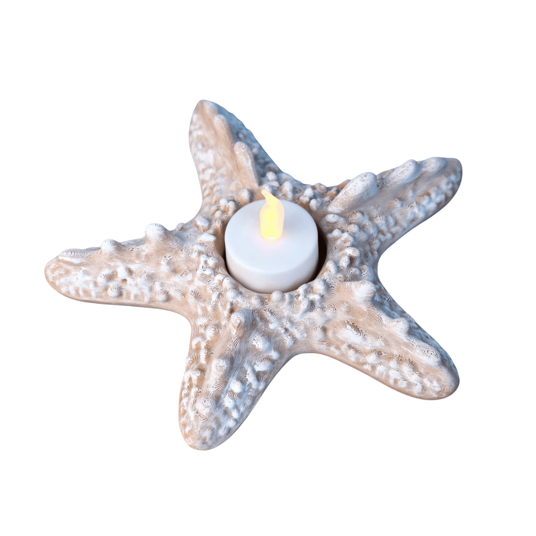 Deniz Yıldızı Mumluk – Dekoratif LED Tealight Tutucu