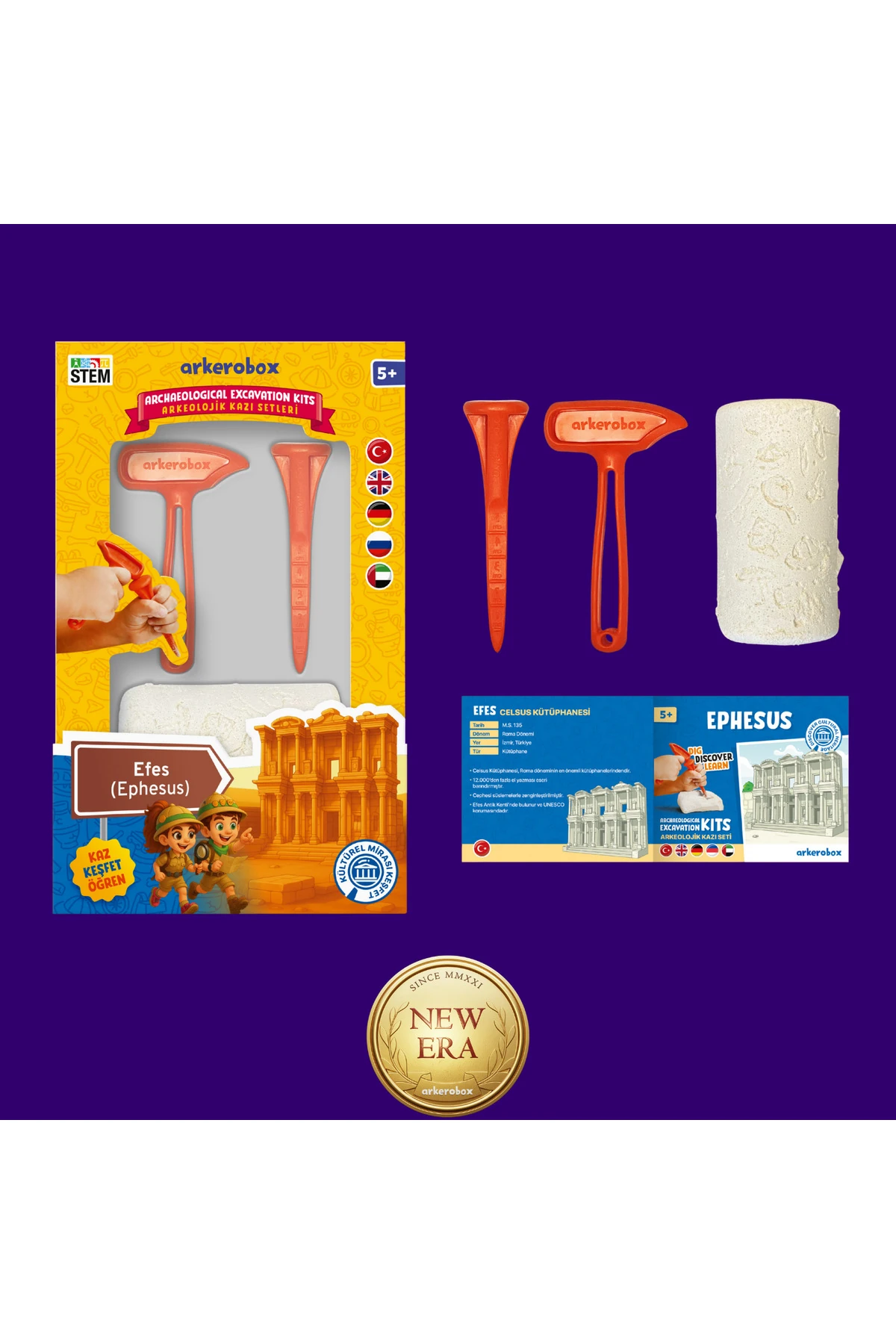 Efes (Ephesus) New Era | Eğitici Kazı Seti | Arkerobox