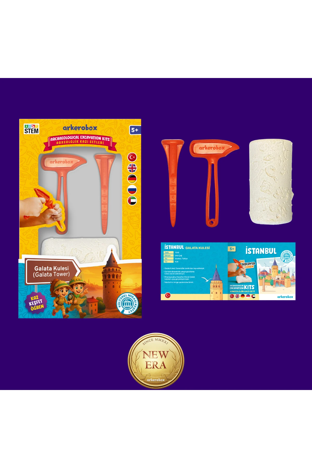 Galata Kulesi (Galata Tower) New Era | Eğitici Kazı Seti | Arkerobox