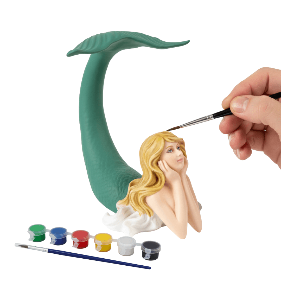 Denizkızı Figürü - Boyanabilir 3D Figür