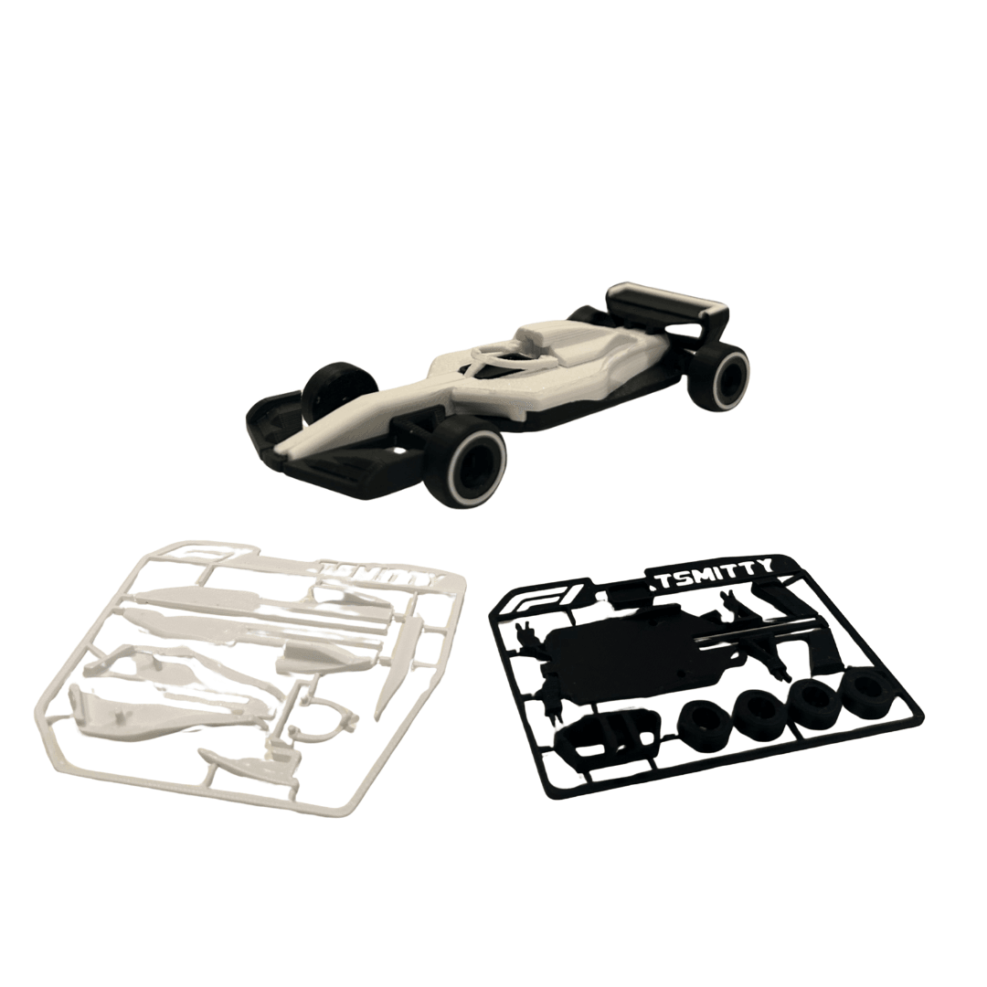 Yarış Arabası Kit Kartı – Kendin Yap Spor Araç Kit Card
