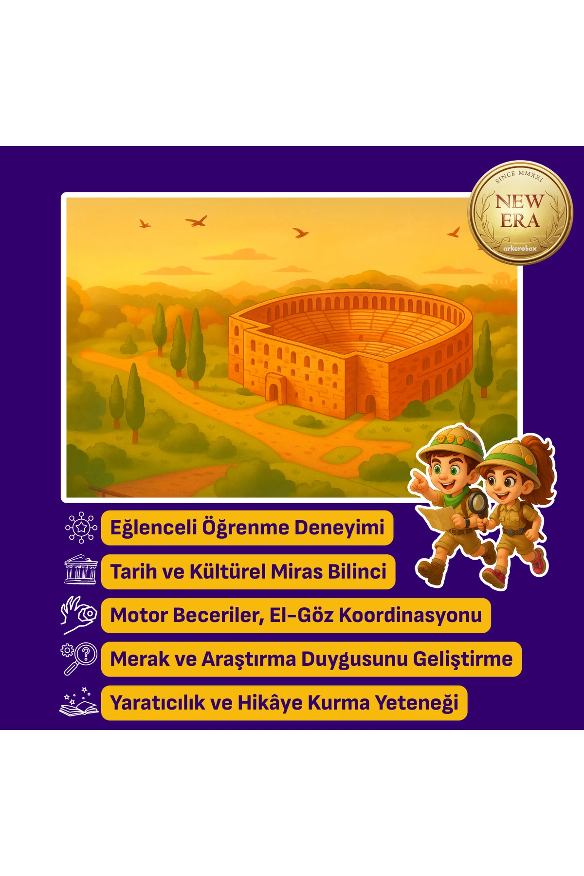 Aspendos New Era | Eğitici Kazı Seti | Arkerobox