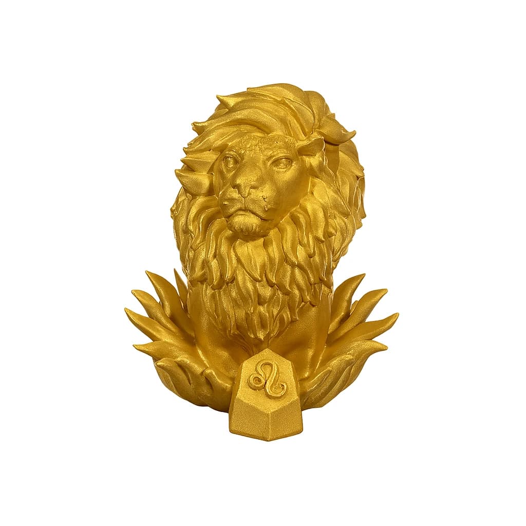 Leo Zodiac Sign Ornament – Charismatic and Powerful Desktop Figurine