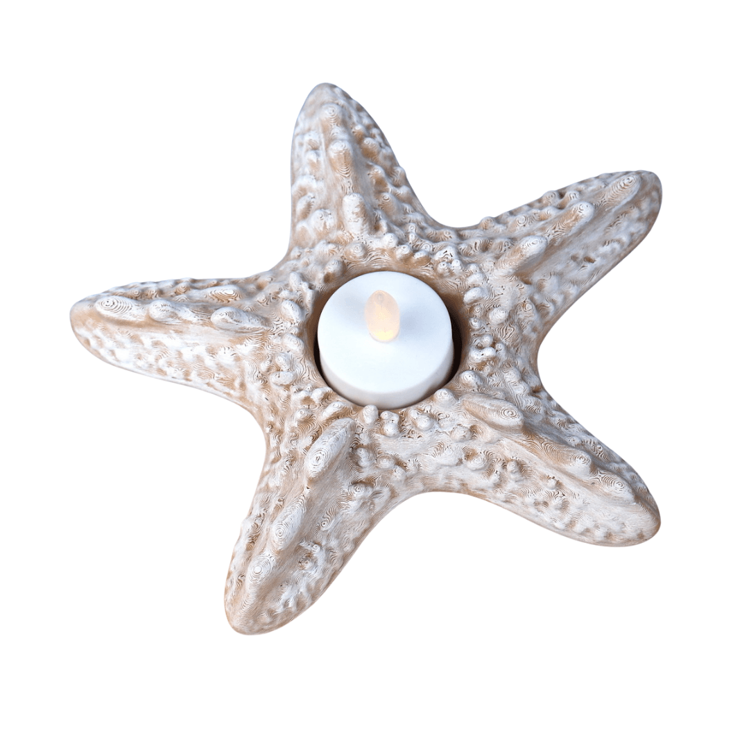 Deniz Yıldızı Mumluk – Dekoratif LED Tealight Tutucu