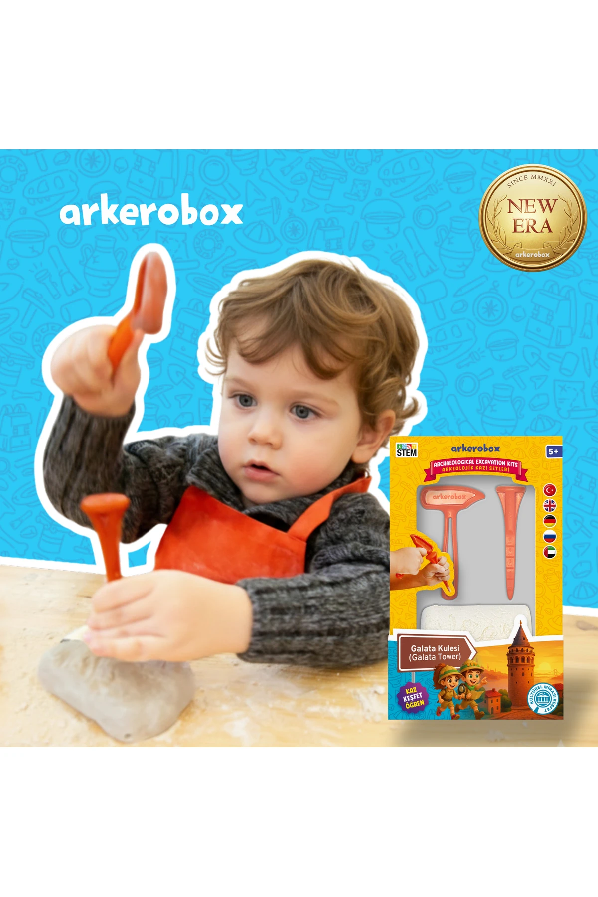 Galata Kulesi (Galata Tower) New Era | Eğitici Kazı Seti | Arkerobox